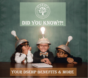 children in thinking caps made of metal straners and light bulbs dressed up sitting at a table with big glasses on